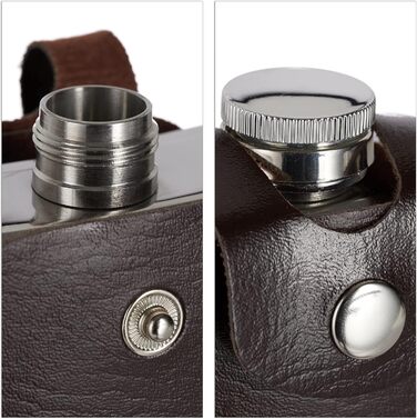 Фляга Relaxdays XXL з нержавіючої сталі, 1.8л, для підвішування, срібна