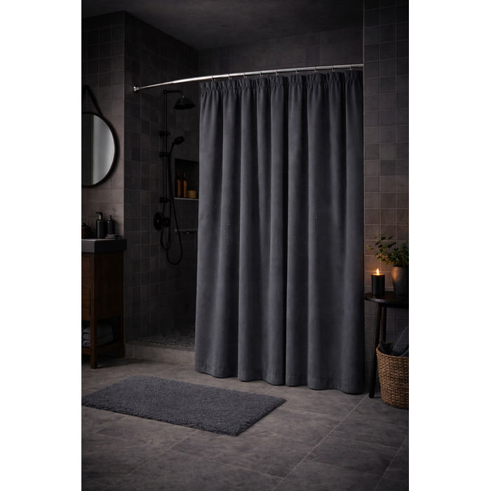 Текстильна штора для ванни NOW-ART, 200 x 220 см