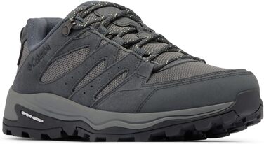 Чоловічі трекінгові черевики Columbia Redmond Iv Low Waterproof Mid Rise, 45 EU, Graphite Citron Haze