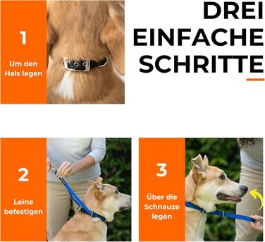 Нашийник-напівобруч Canny Collar для собак – проти ривка | Безпечний та ефективний контроль | Тренувальний аксесуар для спокійних прогулянок | Розмір 5, Чорний, обхват шиї 43-48 см