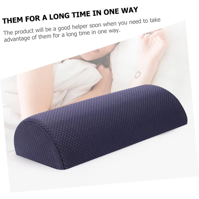 Beaupretty Half-Cylindrical Leg Pillow Office Rest Pillow Neck Support Leg Pillow for Sleeping Cushioned Pillow for Legs Knee Pillow Lumbar Support Pillow for Car Waist Pillow