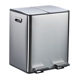 Relaxdays Kitchen Trash Can - 2 x 15 Liter