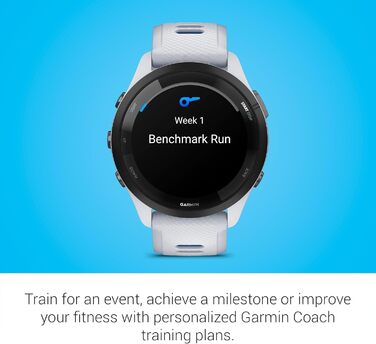 Garmin Forerunner 265 чорний/світло-сірий (46 мм, Whitestone та Tidal Blue)