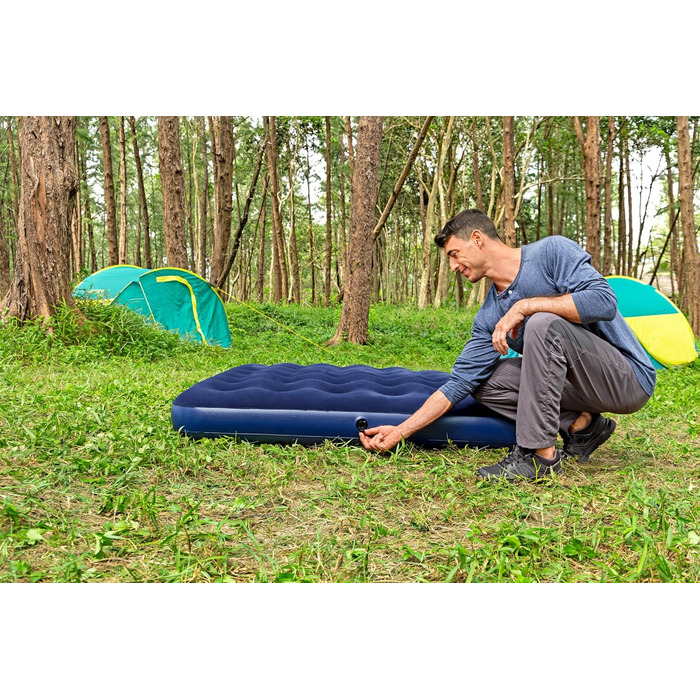 Надувний матрац Bestway Doppelluftbett 203x152x22 см з насосом