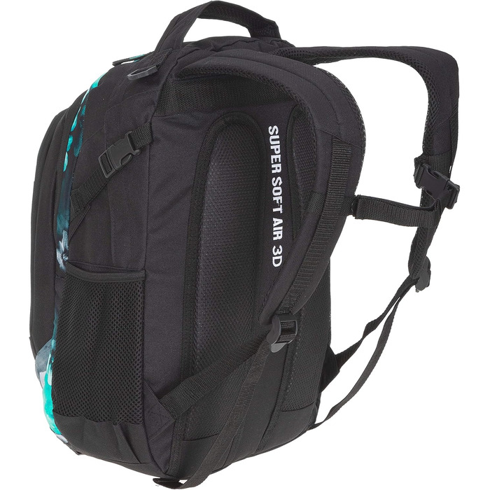 Рюкзак дитячий Elephant HERO SIGNATURE Flower, блакитно-чорний градієнт