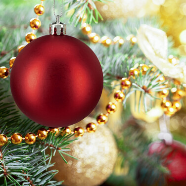 Relaxdays Set of 100 Christmas Baubles