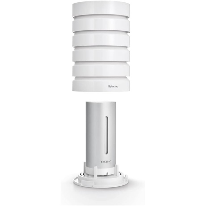 Netatmo Smart Weather Station with Wall Bracket - Wi-Fi & Functional Protective Housing for the Smart Weather Station, Protection for the Outdoor Module of the Smart Weather Station with Wi-Fi Connection, NRS-WW