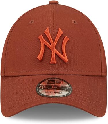 Кепка New Era 9Forty Essential Yankees з металевою застібкою, бейсболка з вигнутим козирком, MLB, Нью-Йорк Янкиз, чоловіча, універсальний розмір, колір: Rust