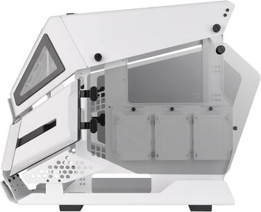 Корпус Thermaltake AH T200 Snow для Micro-ATX з 2 скляними панелями та дизайном гелікоптера, білий