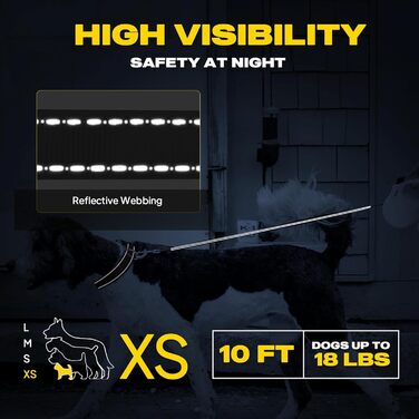 Рулетка для собак Fida, 4.8 м, для малих порід (до 11.8 кг), 360°, кавовий/коричневий (X-Small, кавовий)