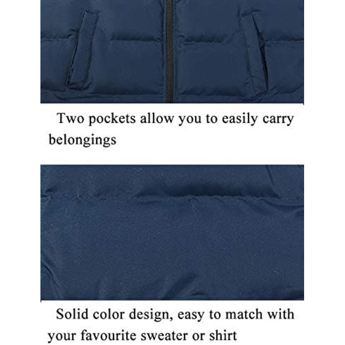 Чоловіча жилетка MADHERO з коміром-стійкою, стьобана безрукавка, XXL, темно-сірий