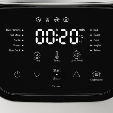 Мультиварка-рисоварка Tefal Basic MY700B, 6 л, 10 програм, електрична каструля