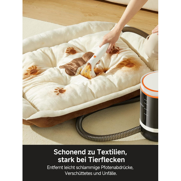 Uwant B300 Pro: Професійний очищувач меблів та килимів, 18000 Па, для диванів, килимів та матраців
