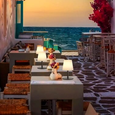 Акумуляторний LED настільний світильник Malux з димером, теплий/холодний білий (3000K/7500K), водонепроникний IP44 для дому та саду