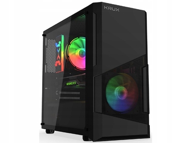 Корпус для ПК Krux Cosmo Midi Tower, сірий