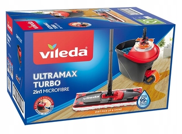 Повний набір швабри з віджимачем VILEDA Ultramax Turbo