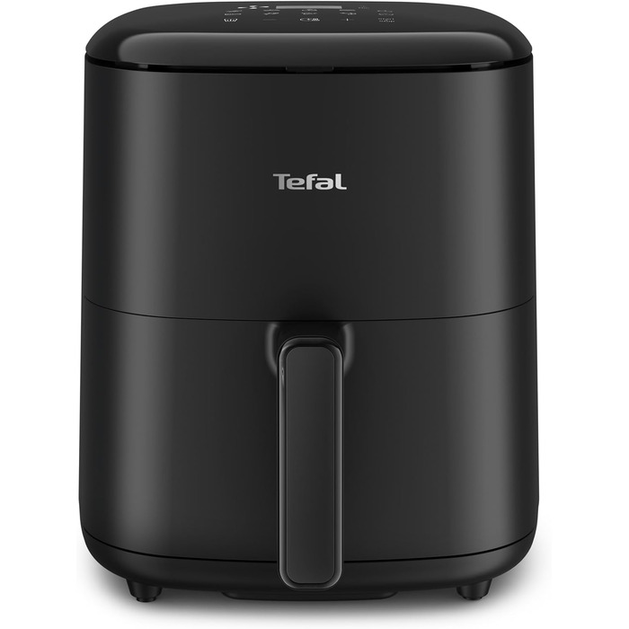 Аерофритюрниця Tefal EY2458 Easy Fry Max, 5 л, 10 програм, антипригарне покриття, сенсорне керування, енергоощадна, чорна