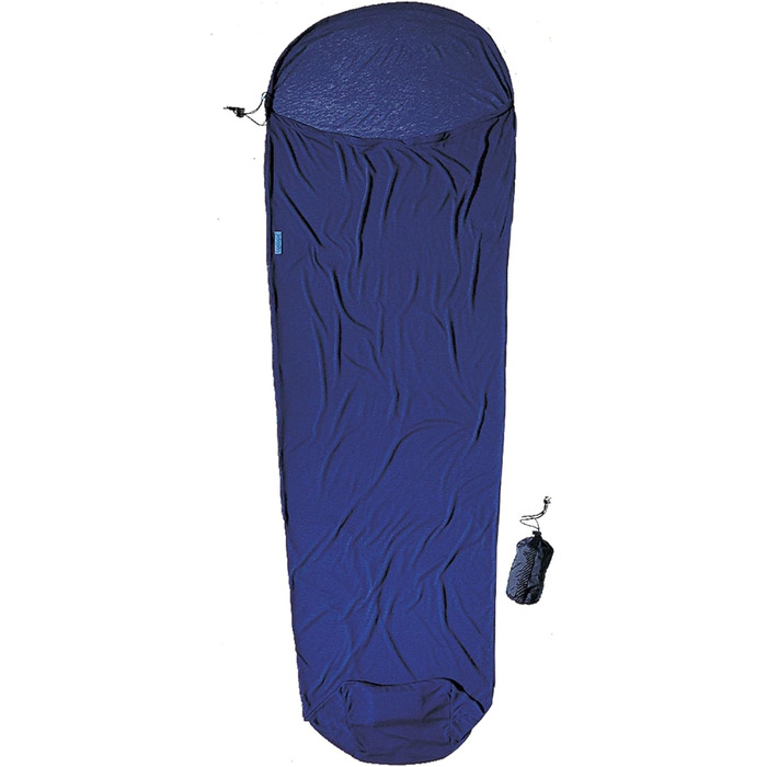 Спальний мішок-вкладиш Cocoon MummyLiner Coolmax синій