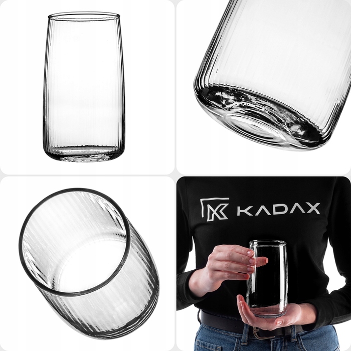 Набір склянок для напоїв Kadax, 480 мл, 8 шт.