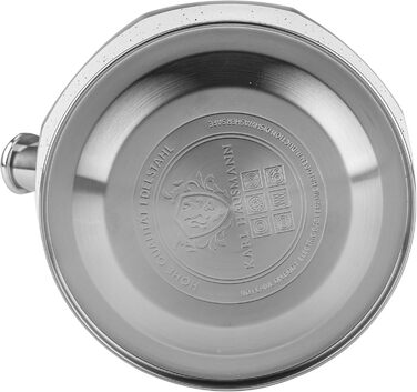 Чайник для води Induktion Karl Hausmann 3L з білого мармуру - автоматичний свисток, нержавіюча сталь, підходить для всіх типів плит