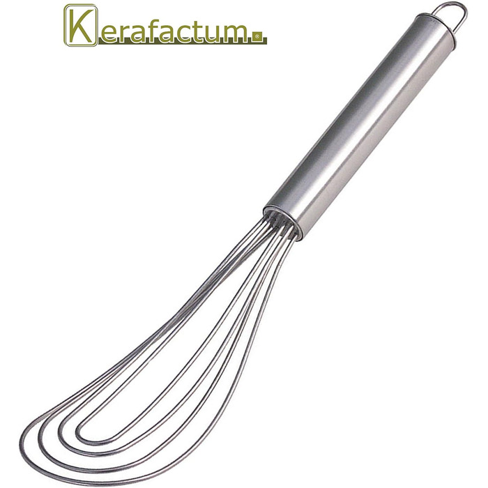 Віск Kerafactum зі сталі, 26 см - для збивання та приготування їжі
