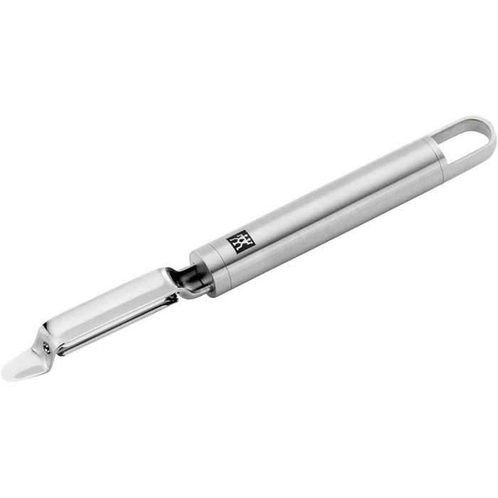 Овочечистка ZWILLING Pro вертикальна, 21 см, нержавіюча сталь, ергономічна ручка, срібляста