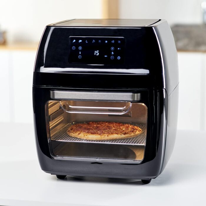 Фритюрниця повітряна BLACK+DECKER BXAF6500E, 1600W, 12л, 8 програм, 80-220°C