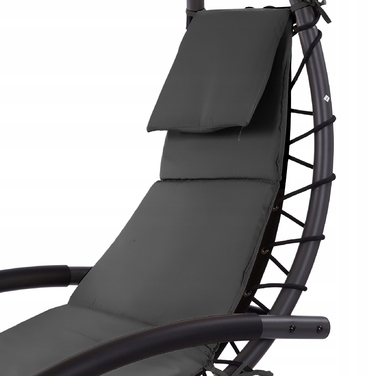 Садовий підвісний шезлонг-гойдалка MultiGarden PH158A, сірий
