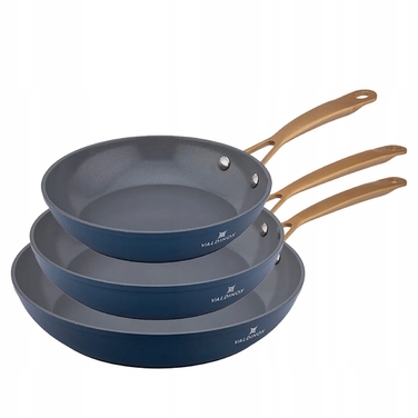 Набір сковорідок Valdinox Giovanni (3 шт.), 20/24/28 см, для індукційних та газових плит