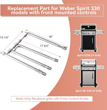 Рішітка для гриля Weber Spirit 300 серії (310 E310 320 S310 S320) з чавуну, замінна частина