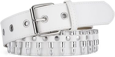 Металевий ремінь з пірсингом у стилі панк-рок для жінок та чоловіків