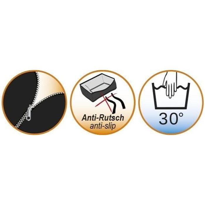 Ліжко для собак Nobby Komfortbett Donut Seoli, сіро-світле, діаметр 60 см