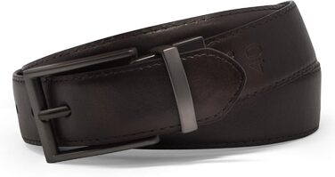 Чоловічий шкіряний ремінь Steve Madden, чорний/коричневий, реверсивний, для повсякденного та ділового стилю