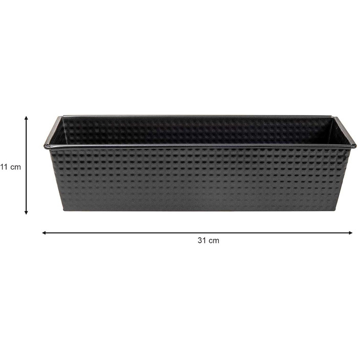 SIDCO Loaf Pan 3 x Cake Pan King Cake Pan Baking Pan Bread Pan Cake Pan 30 cm