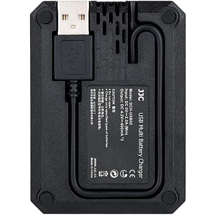 Зарядний пристрій Dual USB для цифрових камер Nikon Z7, Z6, D850, D810, D800, D750, D610, D600, D500, D7500, D7200, D7100, D7000 (аккумулятори EN-EL15, Sony NP-BX1)