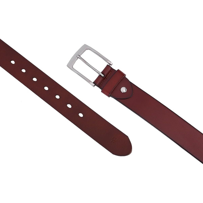 Чоловічий шкіряний ремінь BELTER, 38 мм, для джинсів, з подарунковою коробкою, розмір L (105 см), колір коричневий