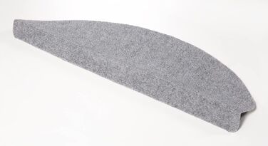 Сходинкові килимки Andiamo Paris - набір 15 шт. - самоклеючі килимки для сходів, сірі, 23 x 65 см - захист від подряпин та зносу