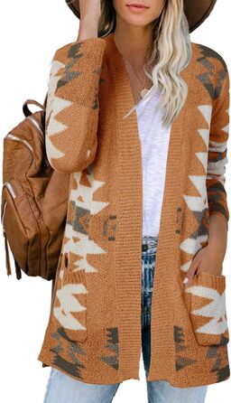 Кардиган жіночий Ferbia Klaich, S, помаранчевий / білий