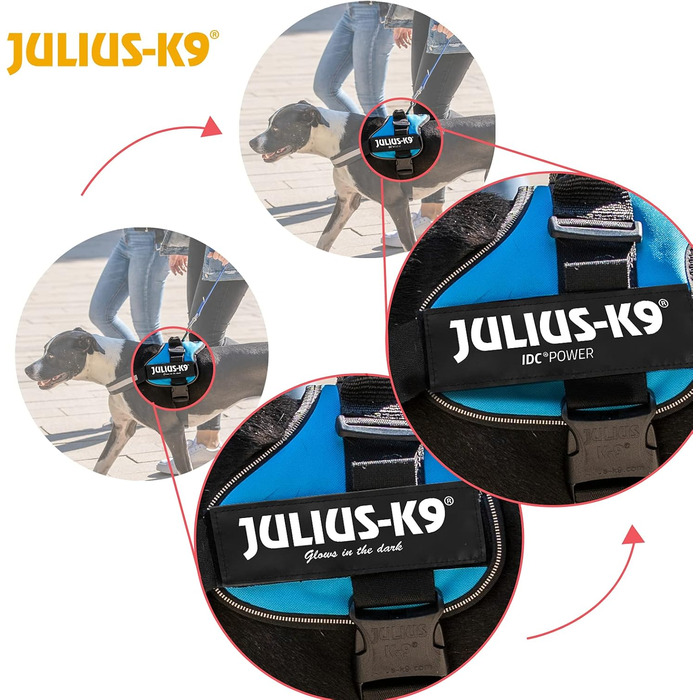 Шлейка для собак K9 Powergeschirr, розмір /2, неонова (2XS/Baby 2, Neon)