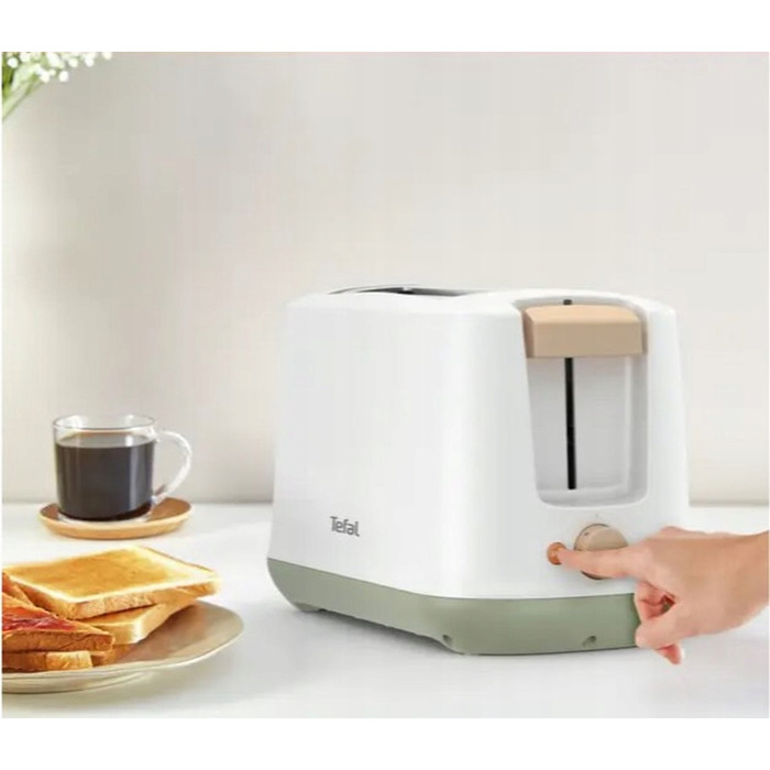 Тостер Tefal TT165010, білий, 720 Вт