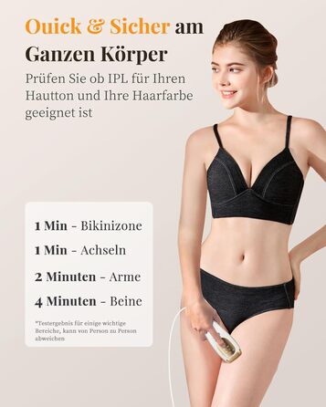 Пристрій для епіляції IPL з охолодженням, 9 рівнів потужності, 999900 імпульсів світла, безболісна епіляція вдома для обличчя, тіла, пахв та ніг (білий)