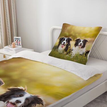 Бетwäшe для дiвчаток HOM Einhorn 135x200 - Рожева лiжка з райдугою, 2 шт. (пiдпiльнiк 80x80cm)